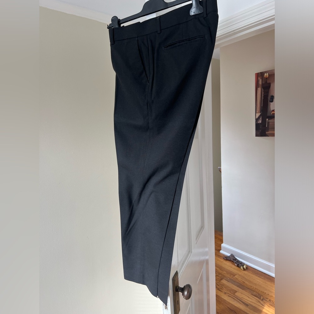 charcoal office pants